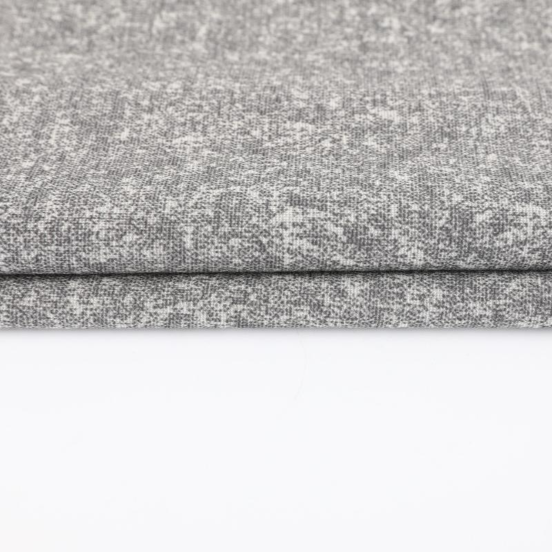 Gray Cotton Polyester Rayon Fabric