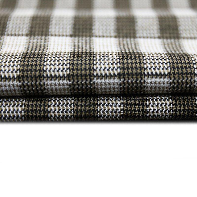 Grid Jacquard Pattern Fabric